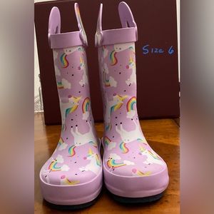 Rain boots Size 6